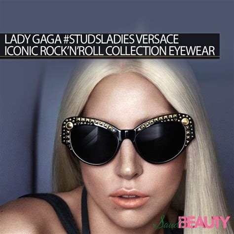 Lady Gaga for Versace Eyewear Spring 2014 Campaign